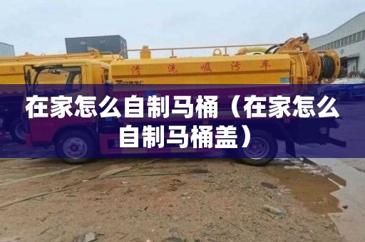 在家怎么自制马桶（在家怎么自制马桶盖）