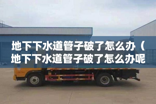 地下下水道管子破了怎么办（地下下水道管子破了怎么办呢）