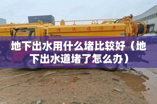 地下出水用什么堵比较好（地下出水道堵了怎么办）