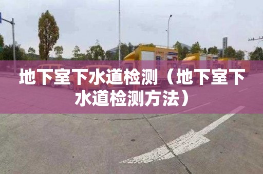 地下室下水道检测（地下室下水道检测方法）