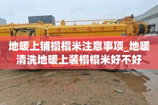 地暖上铺榻榻米注意事项_地暖清洗地暖上装榻榻米好不好