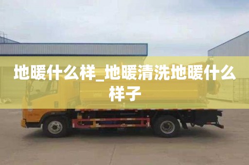 地暖什么样_地暖清洗地暖什么样子