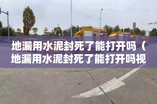 地漏用水泥封死了能打开吗（地漏用水泥封死了能打开吗视频）