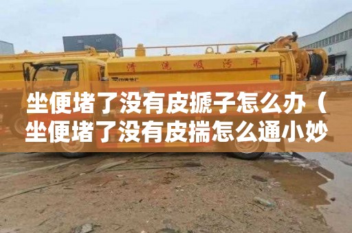 坐便堵了没有皮搋子怎么办（坐便堵了没有皮揣怎么通小妙招）