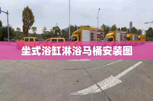 坐式浴缸淋浴马桶安装图