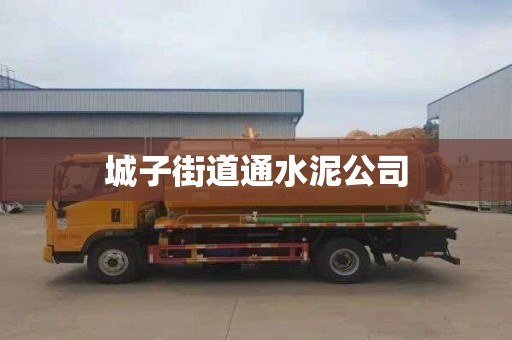 城子街道通水泥公司