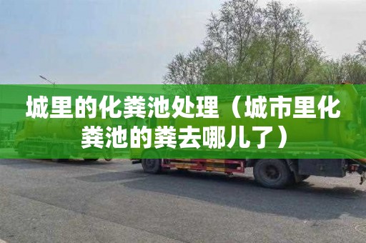城里的化粪池处理（城市里化粪池的粪去哪儿了）