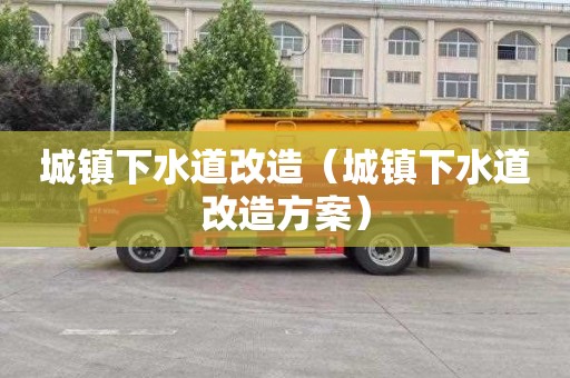 城镇下水道改造（城镇下水道改造方案）