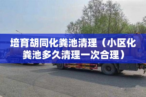 培育胡同化粪池清理（小区化粪池多久清理一次合理）