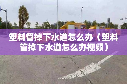 塑料管掉下水道怎么办（塑料管掉下水道怎么办视频）