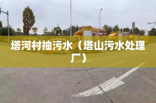 塔河村抽污水（塔山污水处理厂）