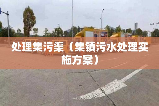 处理集污渠（集镇污水处理实施方案）