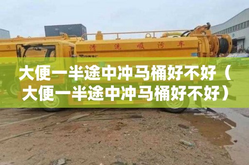 大便一半途中冲马桶好不好（大便一半途中冲马桶好不好）