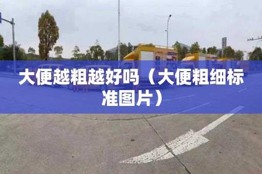 大便越粗越好吗（大便粗细标准图片）