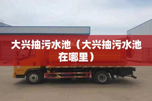 大兴抽污水池（大兴抽污水池在哪里）