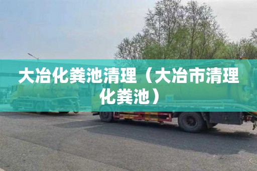 大冶化粪池清理（大冶市清理化粪池）