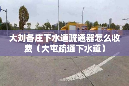 大刘各庄下水道疏通器怎么收费（大屯疏通下水道）