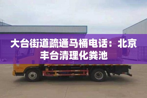 大台街道疏通马桶电话：北京丰台清理化粪池