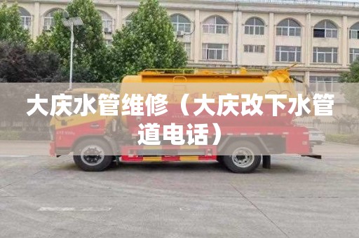 大庆水管维修（大庆改下水管道电话）