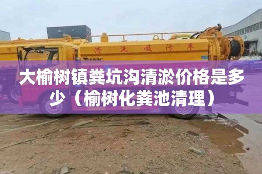 大榆树镇粪坑沟清淤价格是多少（榆树化粪池清理）