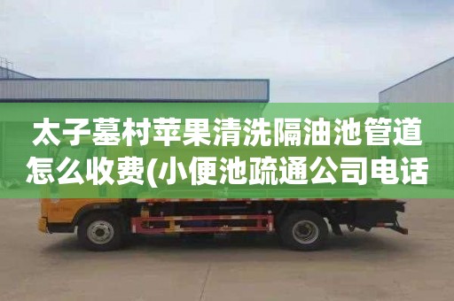 太子墓村苹果清洗隔油池管道怎么收费(小便池疏通公司电话)