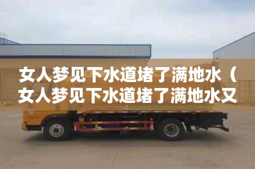 女人梦见下水道堵了满地水（女人梦见下水道堵了满地水又通了）