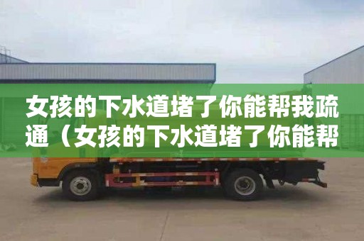 女孩的下水道堵了你能帮我疏通（女孩的下水道堵了你能帮我疏通小说）