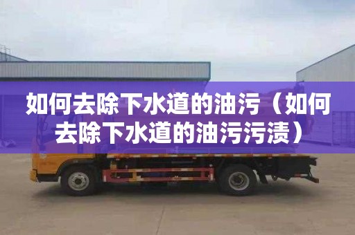 如何去除下水道的油污（如何去除下水道的油污污渍）