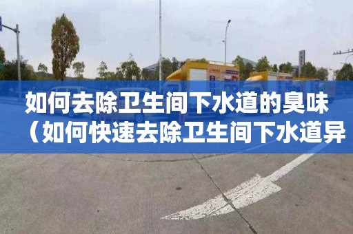 如何去除卫生间下水道的臭味（如何快速去除卫生间下水道异味和小飞虫）