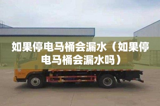 如果停电马桶会漏水（如果停电马桶会漏水吗）