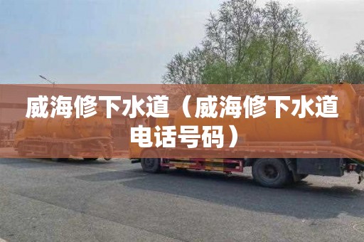 威海修下水道（威海修下水道电话号码）