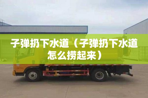 子弹扔下水道（子弹扔下水道怎么捞起来）