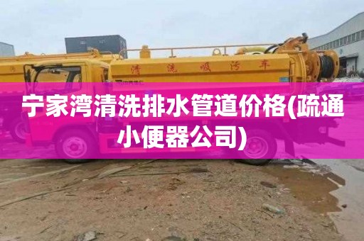 宁家湾清洗排水管道价格(疏通小便器公司)