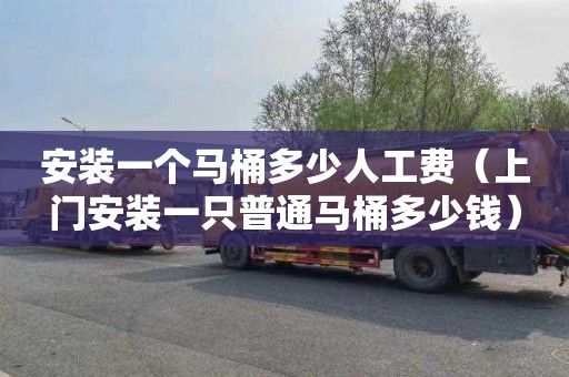 安装一个马桶多少人工费（上门安装一只普通马桶多少钱）
