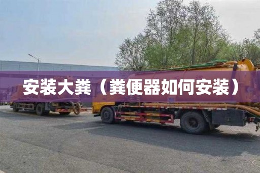 安装大粪（粪便器如何安装）