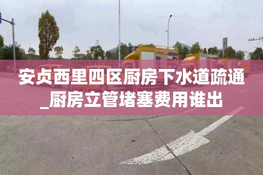 安贞西里四区厨房下水道疏通_厨房立管堵塞费用谁出