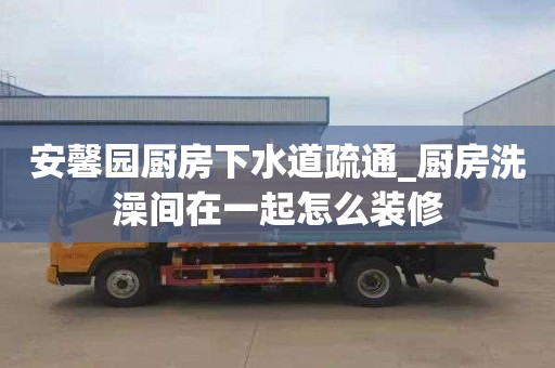 安馨园厨房下水道疏通_厨房洗澡间在一起怎么装修
