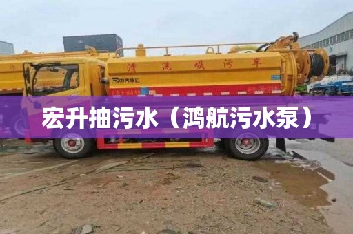宏升抽污水（鸿航污水泵）