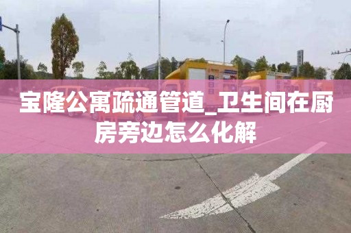 宝隆公寓疏通管道_卫生间在厨房旁边怎么化解