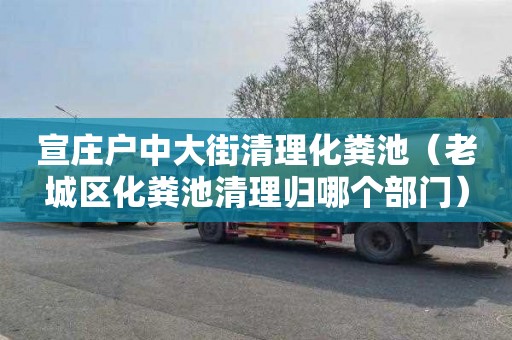 宣庄户中大街清理化粪池（老城区化粪池清理归哪个部门）