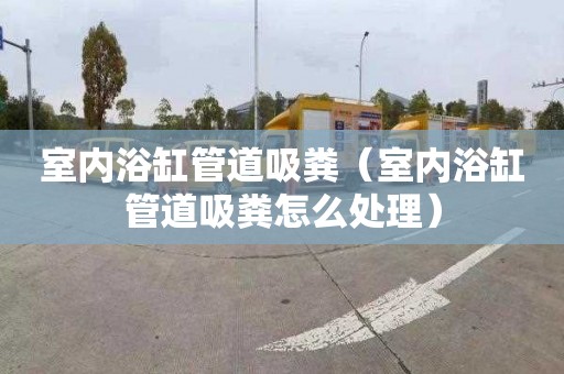 室内浴缸管道吸粪（室内浴缸管道吸粪怎么处理）