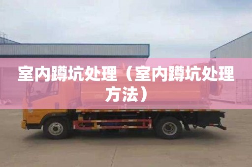室内蹲坑处理（室内蹲坑处理方法）