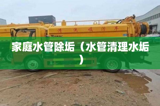 家庭水管除垢（水管清理水垢）