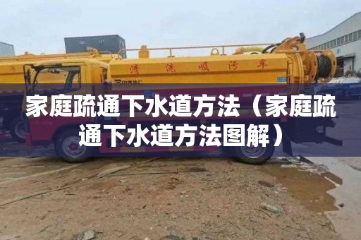 家庭疏通下水道方法（家庭疏通下水道方法图解）