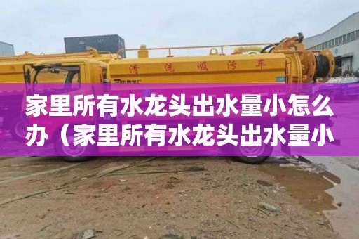 家里所有水龙头出水量小怎么办（家里所有水龙头出水量小怎么办呢）