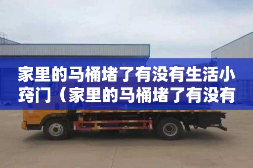 家里的马桶堵了有没有生活小窍门（家里的马桶堵了有没有生活小窍门啊）