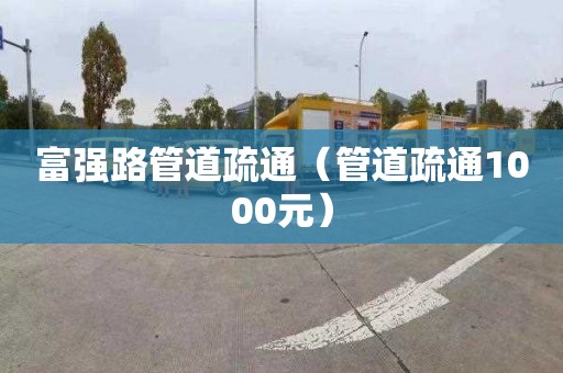 富强路管道疏通（管道疏通1000元）
