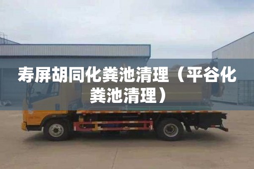 寿屏胡同化粪池清理（平谷化粪池清理）