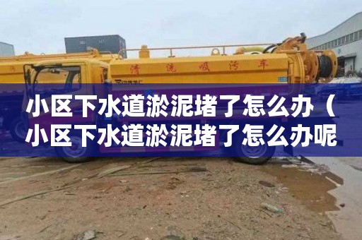 小区下水道淤泥堵了怎么办（小区下水道淤泥堵了怎么办呢）