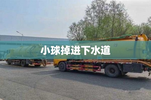小球掉进下水道
